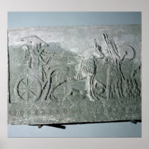 Sargon II  on a Battle Chariot Poster