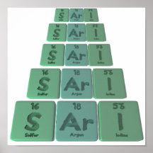Sari as Sulfur Argon Iodine Print