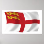 Sark Flag Poster Print