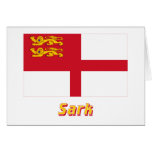Sark Flag with Name cards