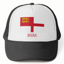 Sark Flag with Name hats