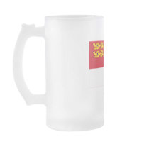 Sark Flag with Name in Sercquiais mugs