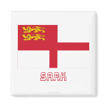 Sark Flag with Name magnets