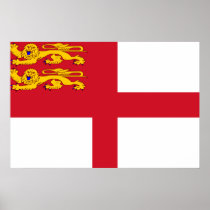Sark, Guatemala flag Print