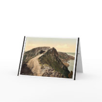 Sark, the Coupee, Channel Islands, England classic Greeting Cards