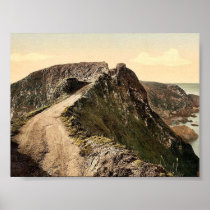 Sark, the Coupee, Channel Islands, England classic Posters
