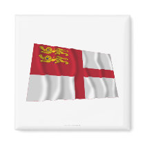 Sark Waving Flag magnets