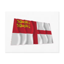 Sark Waving Flag postcards