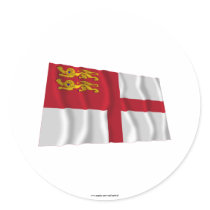Sark Waving Flag stickers