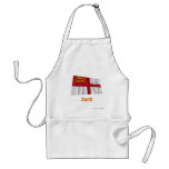 Sark Waving Flag with Name aprons