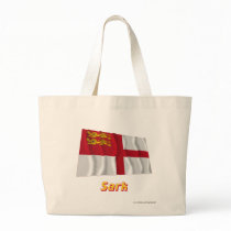 Sark Waving Flag with Name Canvas Bag