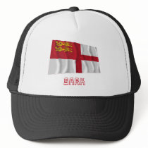 Sark Waving Flag with Name hats