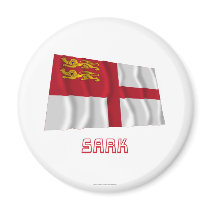 Sark Waving Flag with Name magnets