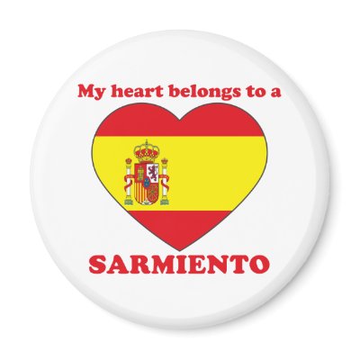 Sarmiento Refrigerator Magnets by ValentinesDayTshirts