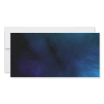 Sarry Space Scene Custom Photo Card