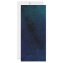 Sarry Space Scene Full Color Rack Card