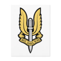 SAS Insignia Postcard