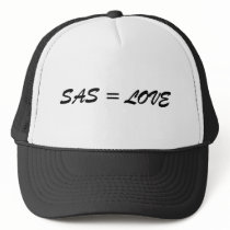 SAS = LOVE TRUCKER HAT