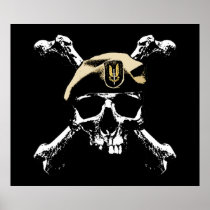 SAS Skull and Bones Print