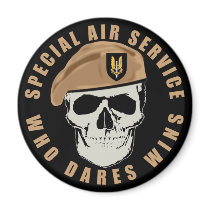 SAS Skull magnets
