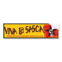Sasca Bumper Sticker bumper stickers