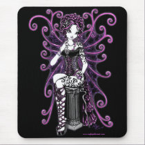 "Sasha" Couture Pink Valentine Fairy Mousepad mousepads