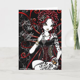 Sasha Fairy Valentines Day Card card