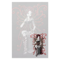 "Sasha" Gothic Couture Valentine Fairy Stationery