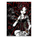"Sasha" Red Corset Tattoo Fairy Day Card
