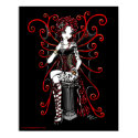 Sasha Red Couture Fairy Poster posters by mykajelina Sasha Red Couture Fairy Poster posters