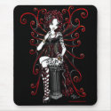 Sasha Red Tattooed Corset Fairy mousepads