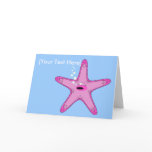 Sasha Starfish Greetings Card