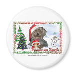 Sasha Sydney Silky Dog Mouse Holiday Gifts magnets