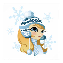 Sasha the Snow Bunny posters