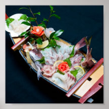 Sashimi Boat. Poster