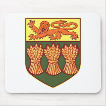 Saskatchewan Coat of Arms (alternate) Mousepad by FlagTshirts Saskatchewan Coat of Arms (alternate) Mousepad