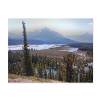 Saskatchewan Crossing Postcard postcard