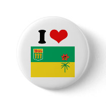 SASKATCHEWAN FLAG PINBACK BUTTONS