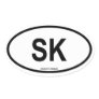 Saskatchewan "SK" Sticker