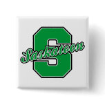 Saskatoon Letter Pinback Buttons