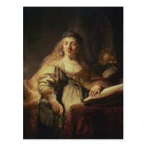 Saskia as Minerva postcards