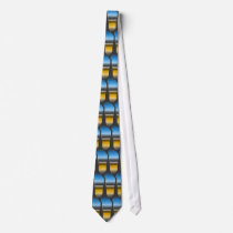 Sasquatch-a-rama Big FOOT BEER Party-Big Chrome Ta Neck Ties