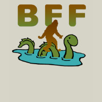 Sasquatch and Nessie are BFF Tee Shirt