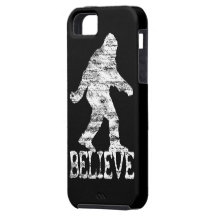Sasquatch BELIEVE Distressed iPhone 5 Case