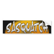 Sasquatch Bumper Sticker