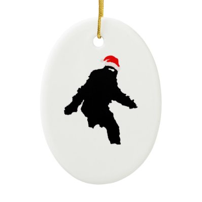 Sasquatch Claus Ornament