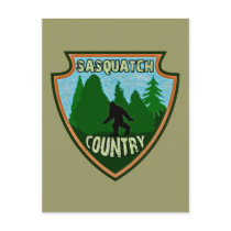 Sasquatch Country Postcard