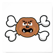 sasquatch crossbones posters by halloweenie sasquatch crossbones posters