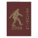 Sasquatch For President cards