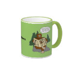 Sasquatch Gift Idea Funny Bigfoot Cartoon Mug